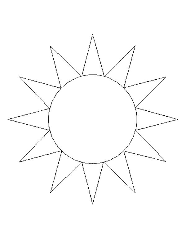Free printable Sun coloring page #157936 from Nature and Seasons collection