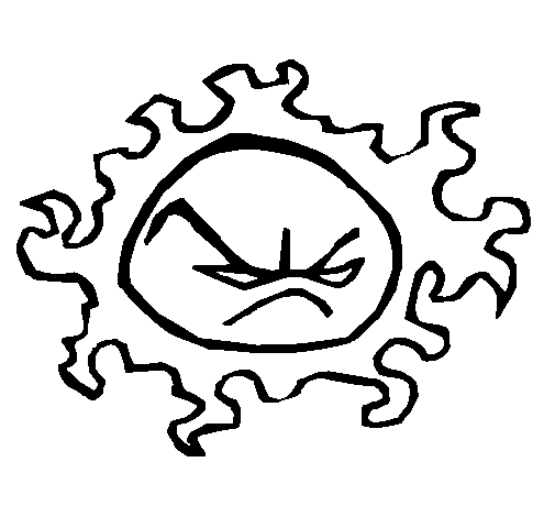 Free printable Sun coloring page #158014 from Nature and Seasons collection