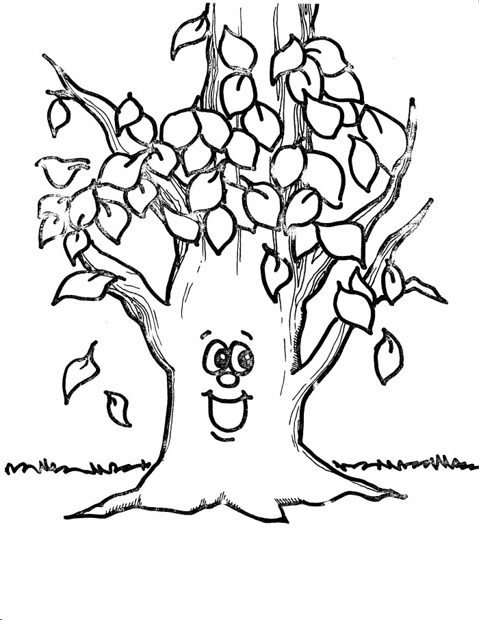 Free printable Tree coloring page #154716 from Nature and Seasons collection Free printable Tree coloring page #154716 from Nature and Seasons collection