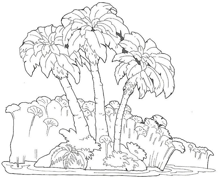 Free printable Tree coloring page #154740 from Nature and Seasons collection