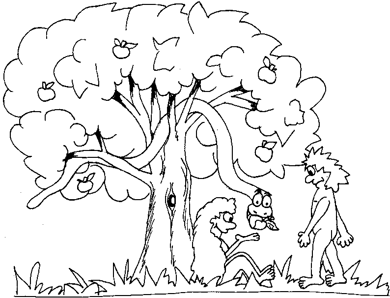Free printable Tree coloring page #154765 from Nature and Seasons collection
