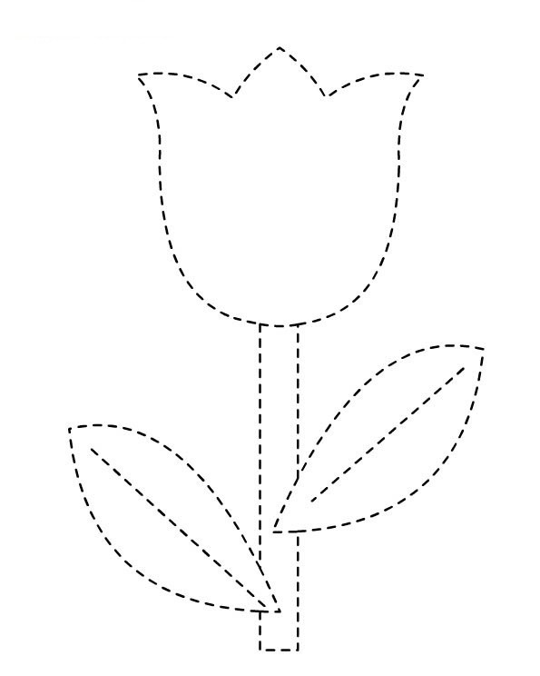 Free printable Tulip coloring page #161617 from Nature and Seasons collection Free printable Tulip coloring page #161617 from Nature and Seasons collection