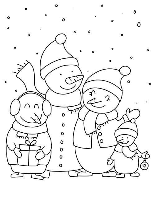 Free printable Winter Season coloring page #181193 from Nature and Seasons collection