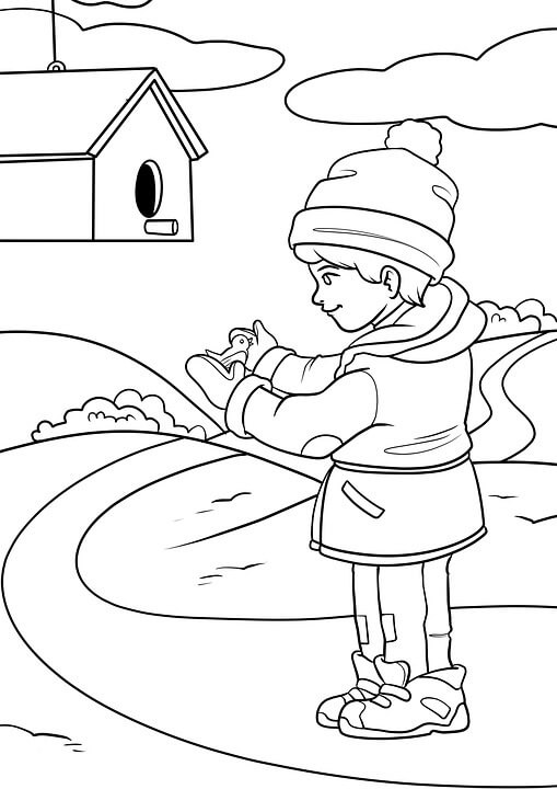 Free printable Winter Season coloring page #181198 from Nature and Seasons collection Free printable Winter Season coloring page #181198 from Nature and Seasons collection