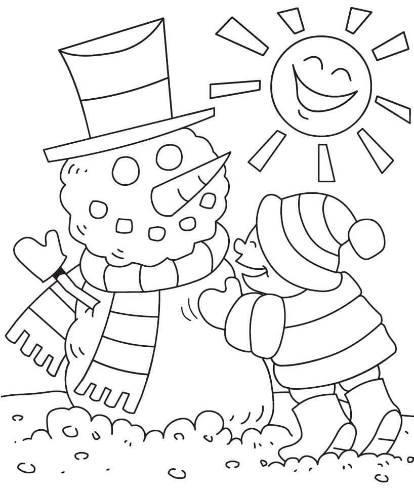 Free printable Winter Season coloring page #181199 from Nature and Seasons collection Free printable Winter Season coloring page #181199 from Nature and Seasons collection