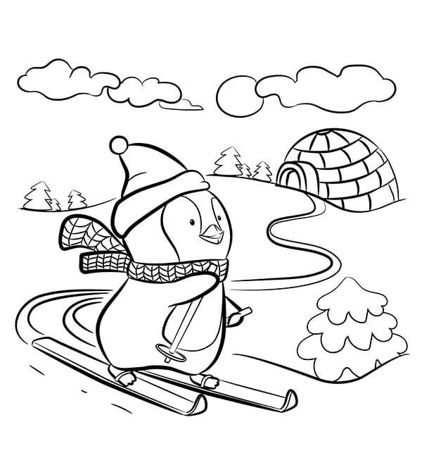 Free printable Winter Season coloring page #181221 from Nature and Seasons collection
