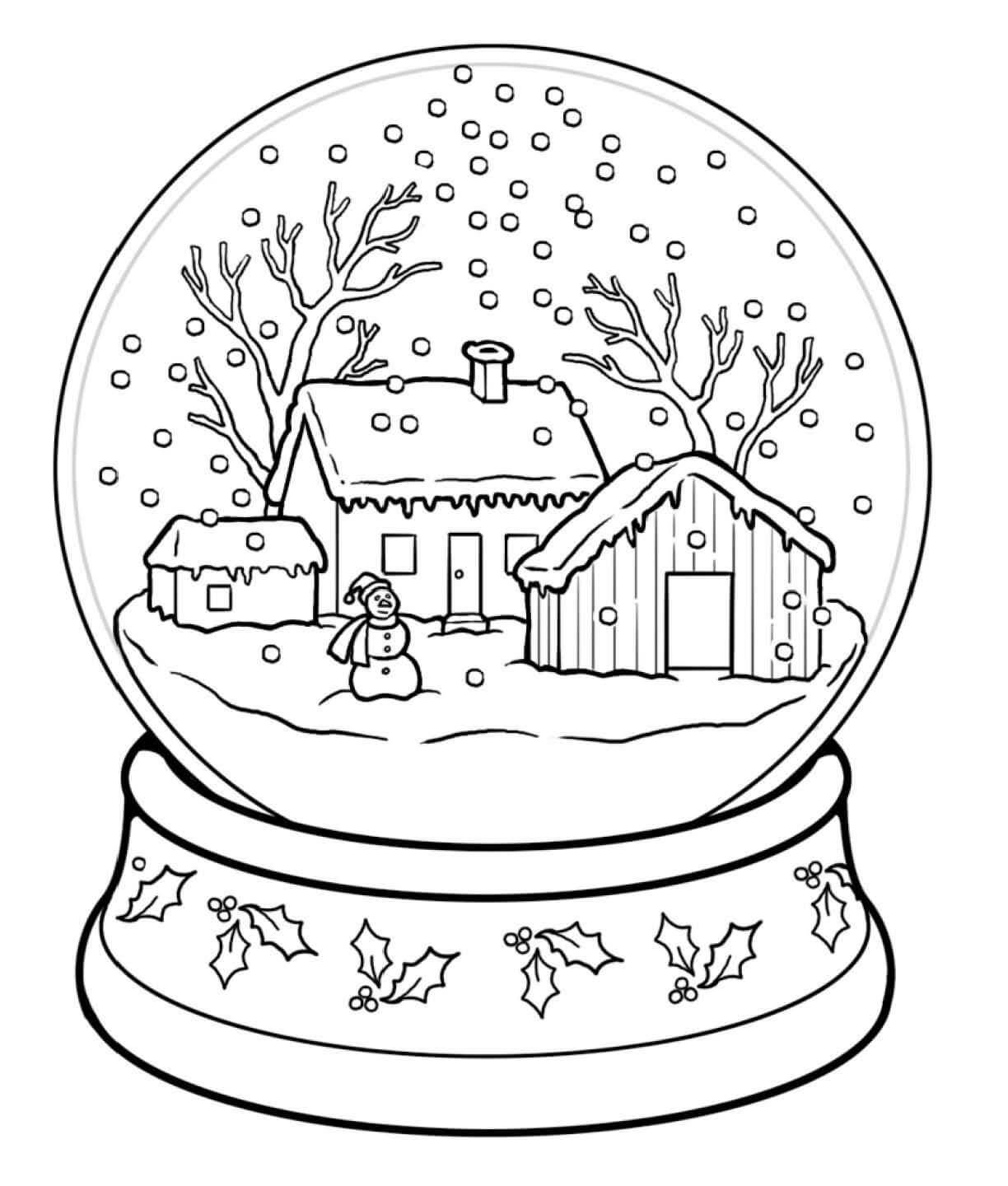 Free printable Winter Season coloring page #181223 from Nature and Seasons collection