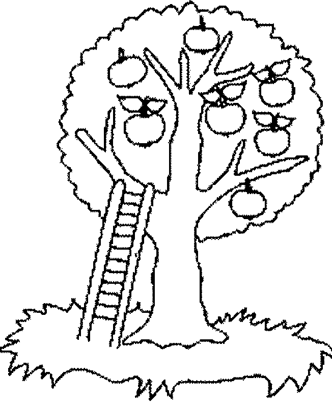 Coloring page: Apple tree (Nature) #163449 - Free Printable Coloring Pages
