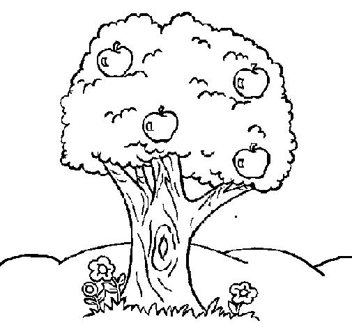 Coloring page: Apple tree (Nature) #163757 - Free Printable Coloring Pages