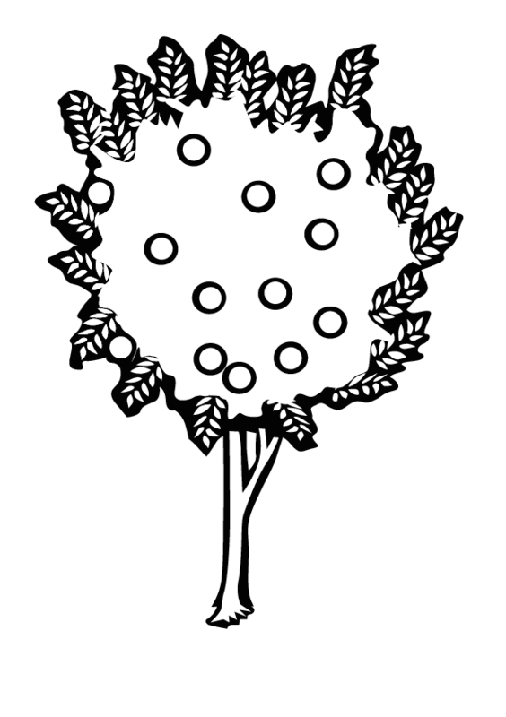 Coloring page: Apple tree (Nature) #163776 - Free Printable Coloring Pages