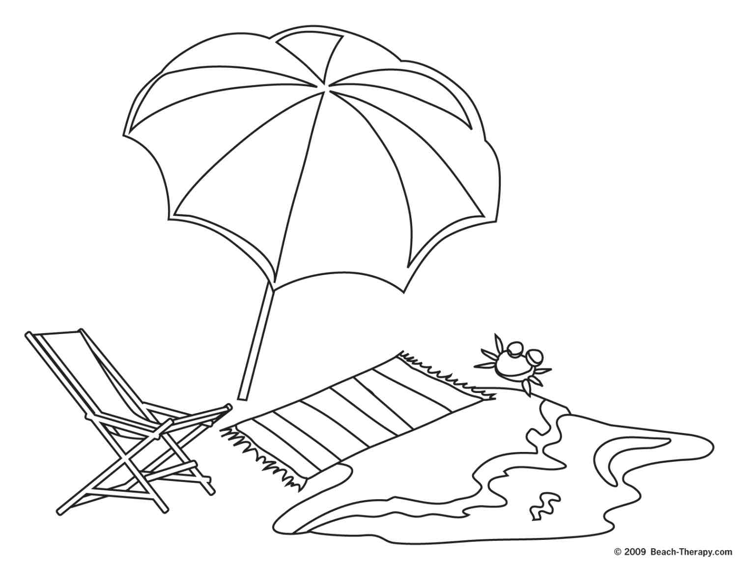 Coloring page: Beach (Nature) #158969 - Free Printable Coloring Pages