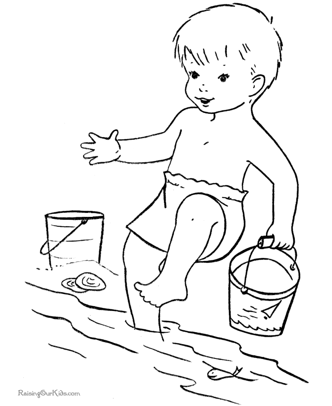 Coloring page: Beach (Nature) #159000 - Free Printable Coloring Pages