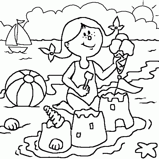 Coloring page: Beach (Nature) #159004 - Free Printable Coloring Pages