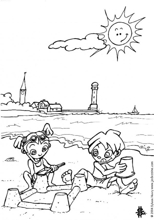 Coloring page: Beach (Nature) #159017 - Free Printable Coloring Pages