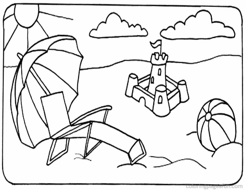Coloring page: Beach (Nature) #159034 - Free Printable Coloring Pages