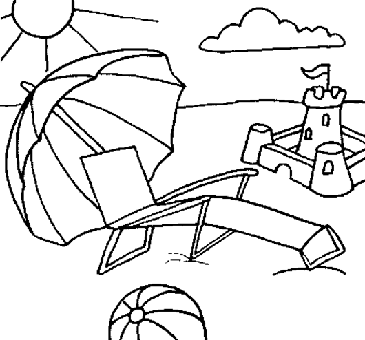 Coloring page: Beach (Nature) #159049 - Free Printable Coloring Pages