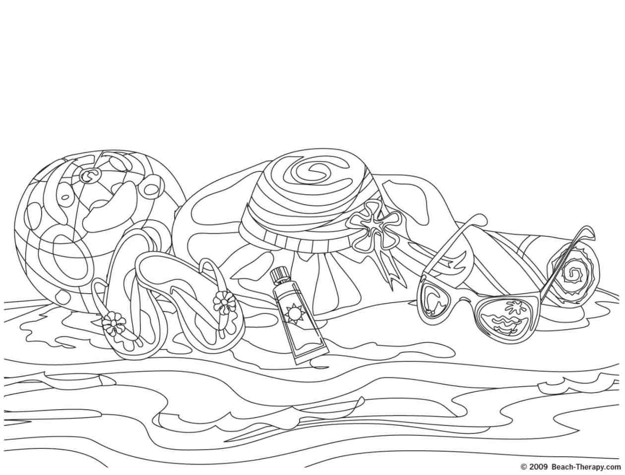 Coloring page: Beach (Nature) #159064 - Free Printable Coloring Pages