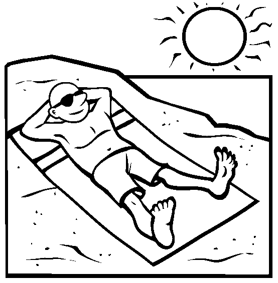 Coloring page: Beach (Nature) #159125 - Free Printable Coloring Pages