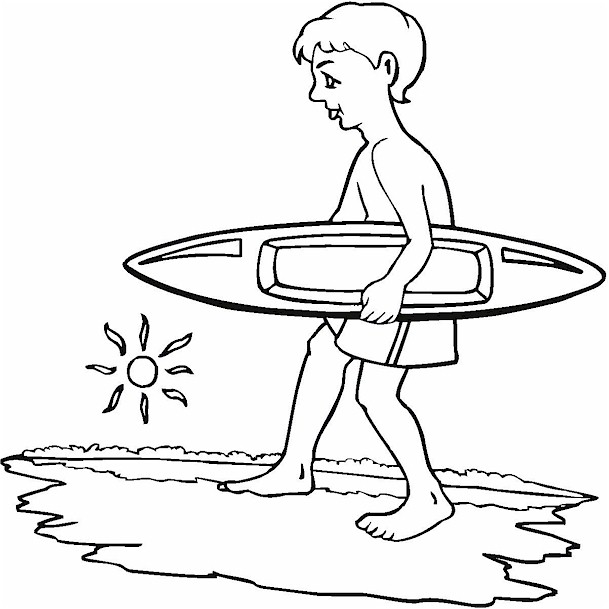 Coloring page: Beach (Nature) #159153 - Free Printable Coloring Pages