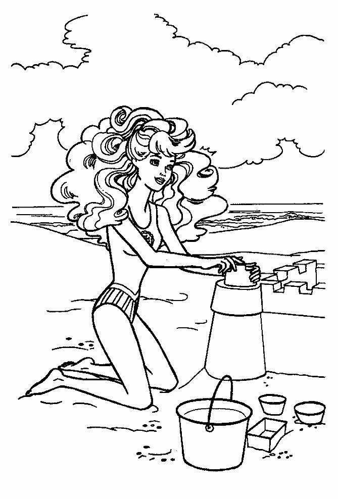 Coloring page: Beach (Nature) #159208 - Free Printable Coloring Pages