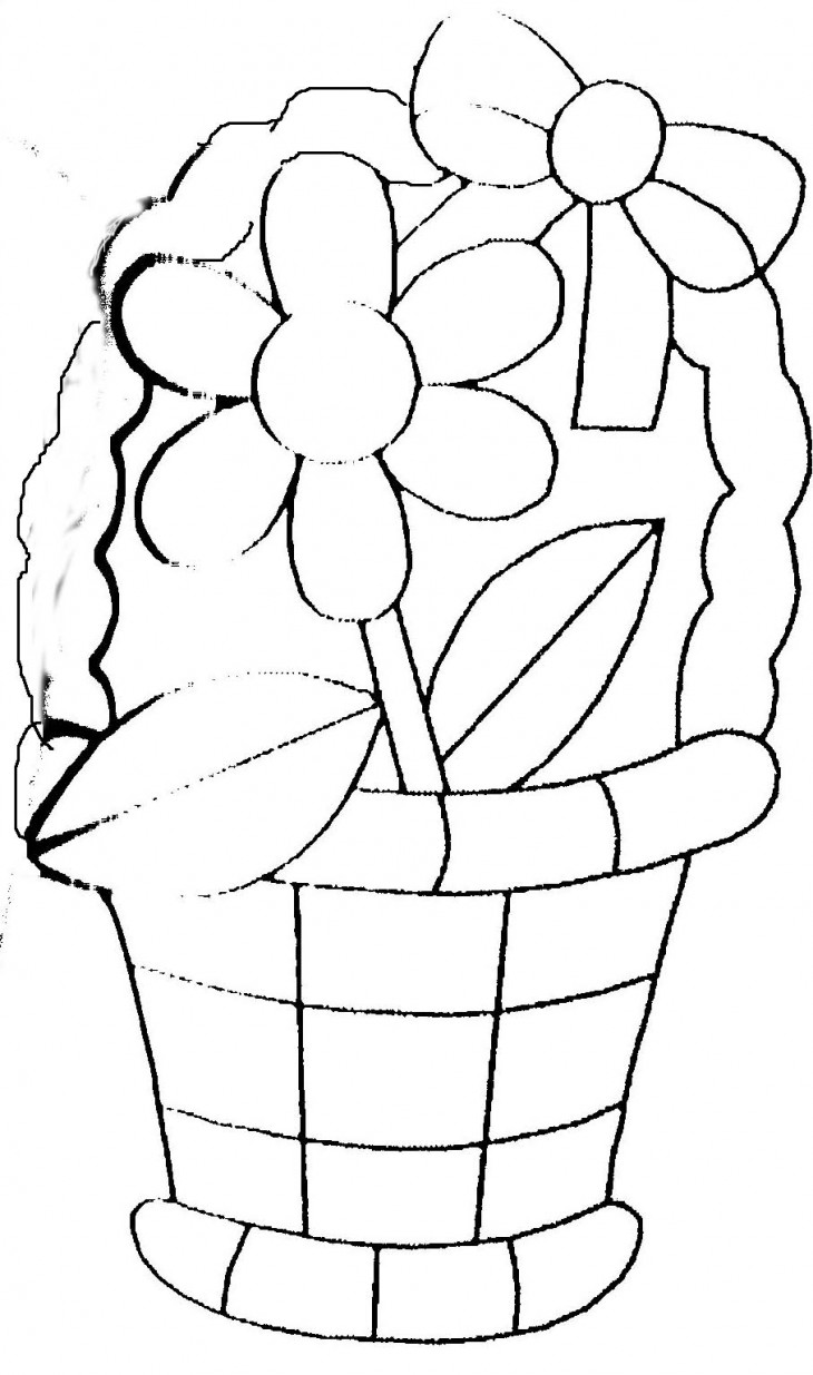 Coloring page: Bouquet of flowers (Nature) #160803 - Free Printable Coloring Pages