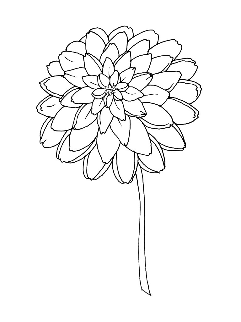 Coloring page: Bouquet of flowers (Nature) #160838 - Free Printable Coloring Pages