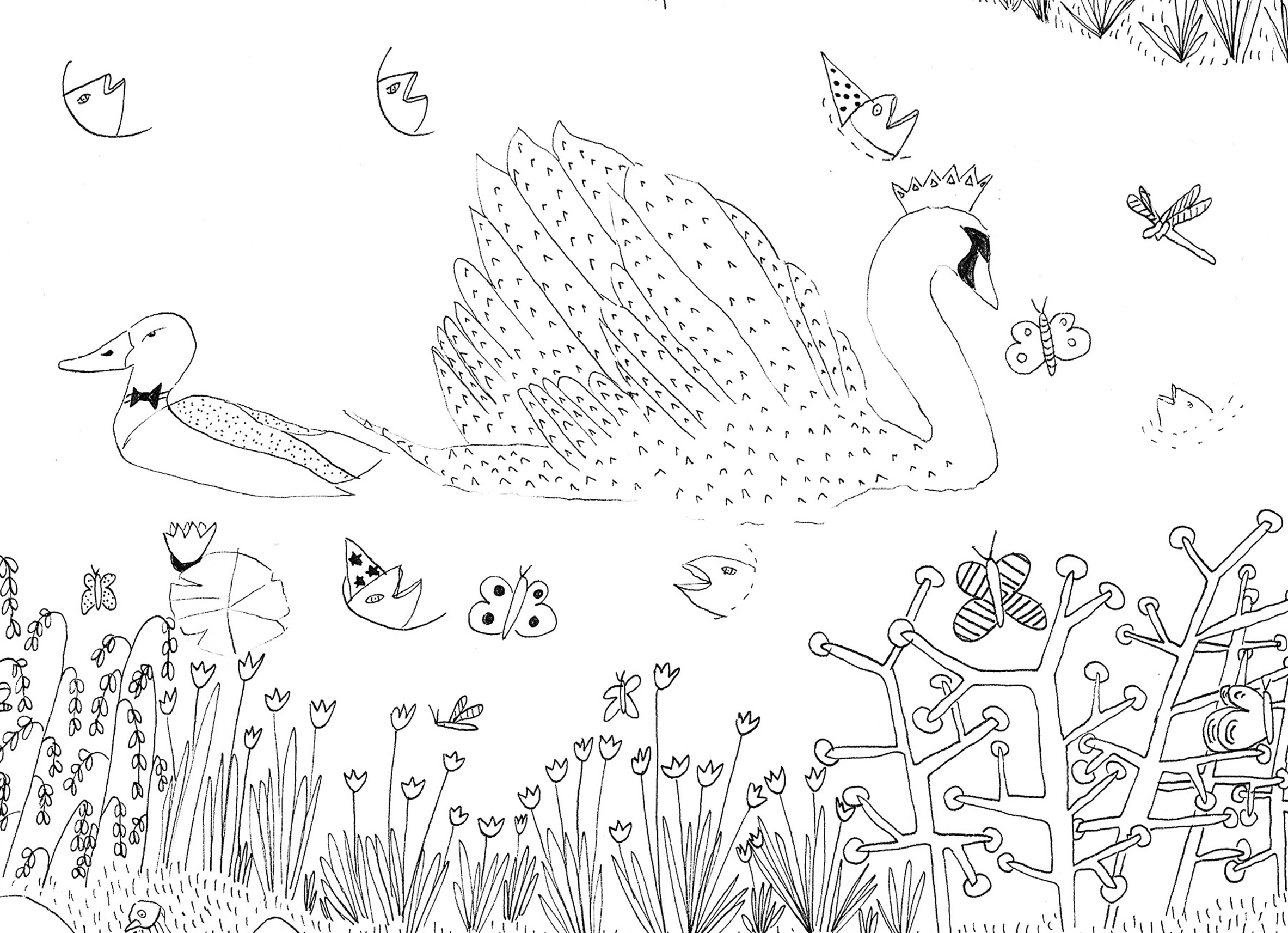 Coloring page: Bouquet of flowers (Nature) #160851 - Free Printable Coloring Pages