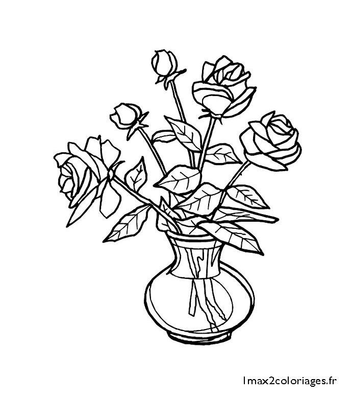 Coloring page: Bouquet of flowers (Nature) #160874 - Free Printable Coloring Pages