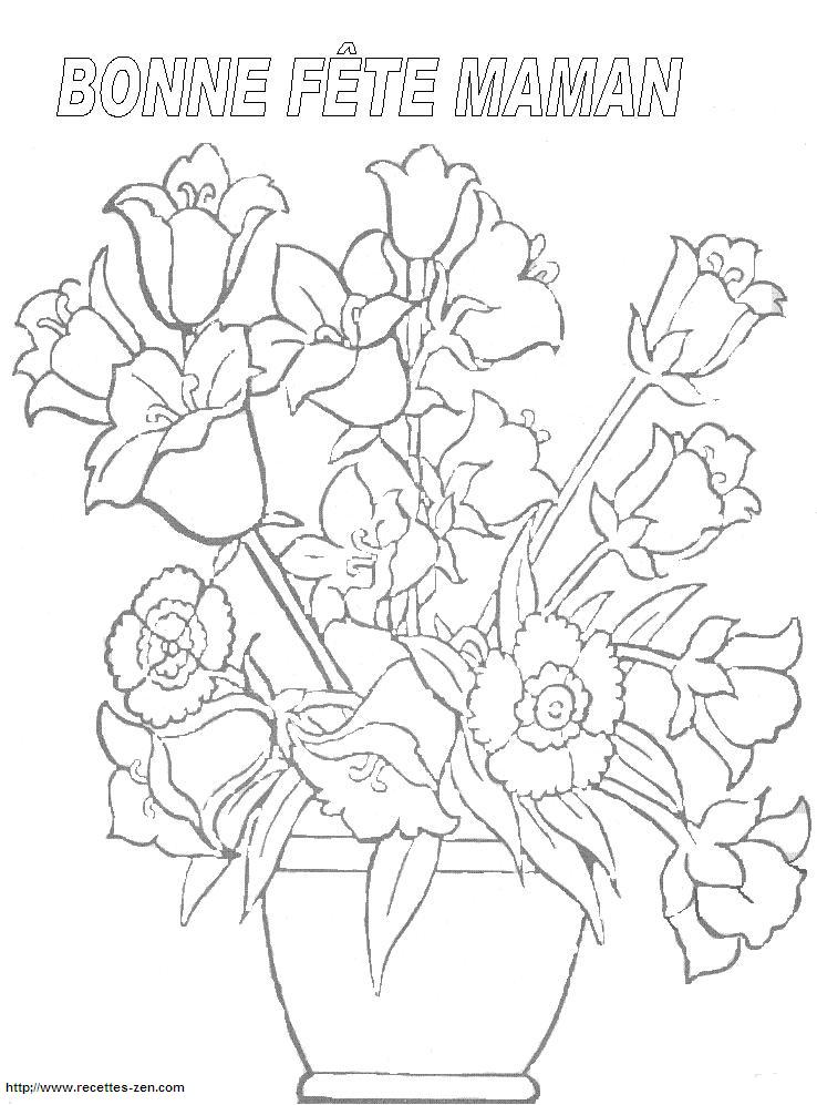 Coloring page: Bouquet of flowers (Nature) #160884 - Free Printable Coloring Pages