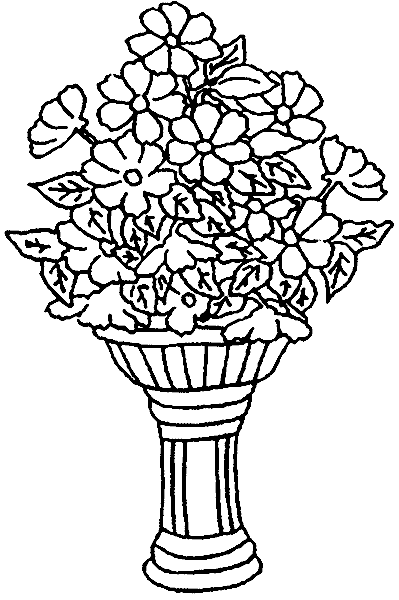 Coloring page: Bouquet of flowers (Nature) #160887 - Free Printable Coloring Pages