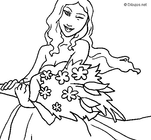 Coloring page: Bouquet of flowers (Nature) #160893 - Free Printable Coloring Pages