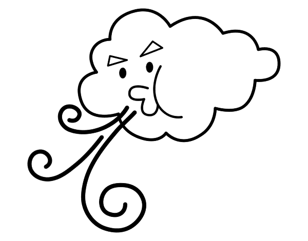 Coloring page: Cloud (Nature) #157322 - Free Printable Coloring Pages