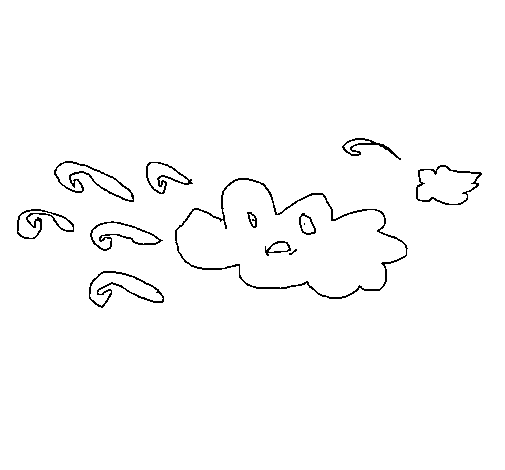 Coloring page: Cloud (Nature) #157367 - Free Printable Coloring Pages