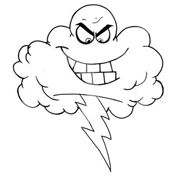 Coloring page: Cloud (Nature) #157514 - Free Printable Coloring Pages