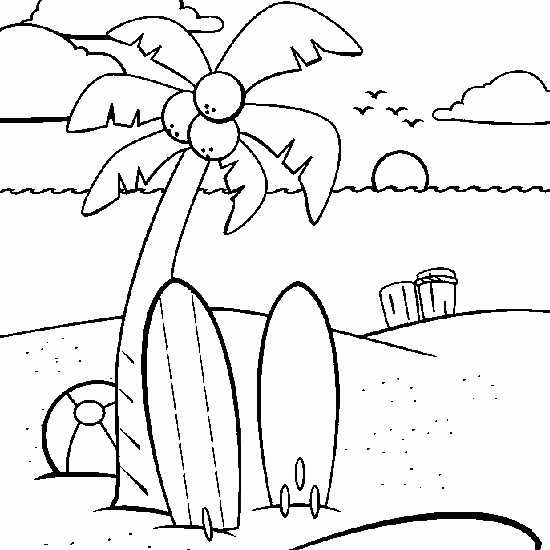 Coloring page: Coconut tree (Nature) #162118 - Free Printable Coloring Pages