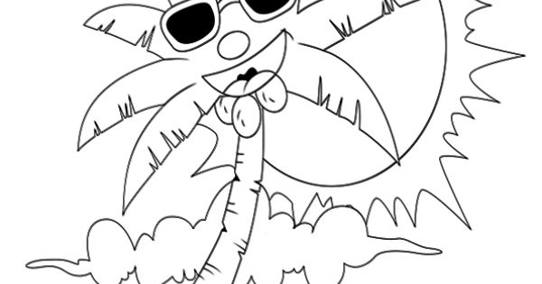 Coloring page: Coconut tree (Nature) #162216 - Free Printable Coloring Pages