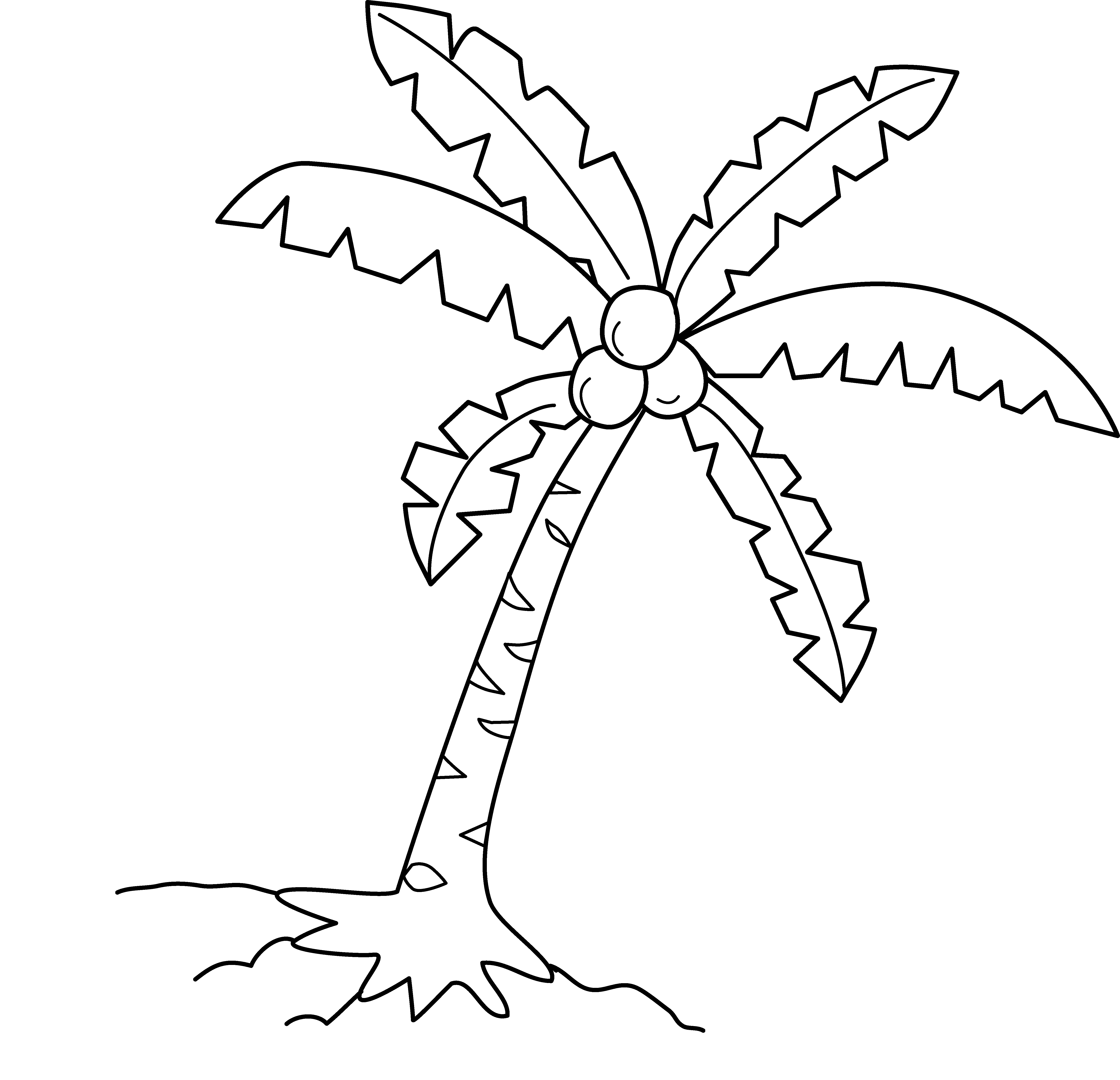 Drawing Tutorial : My Drawing of a Coconut Tree — Steemit