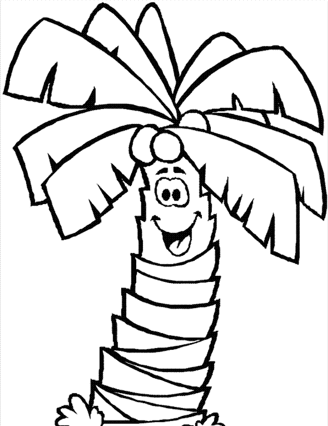 Coloring page: Coconut tree (Nature) #162372 - Free Printable Coloring Pages