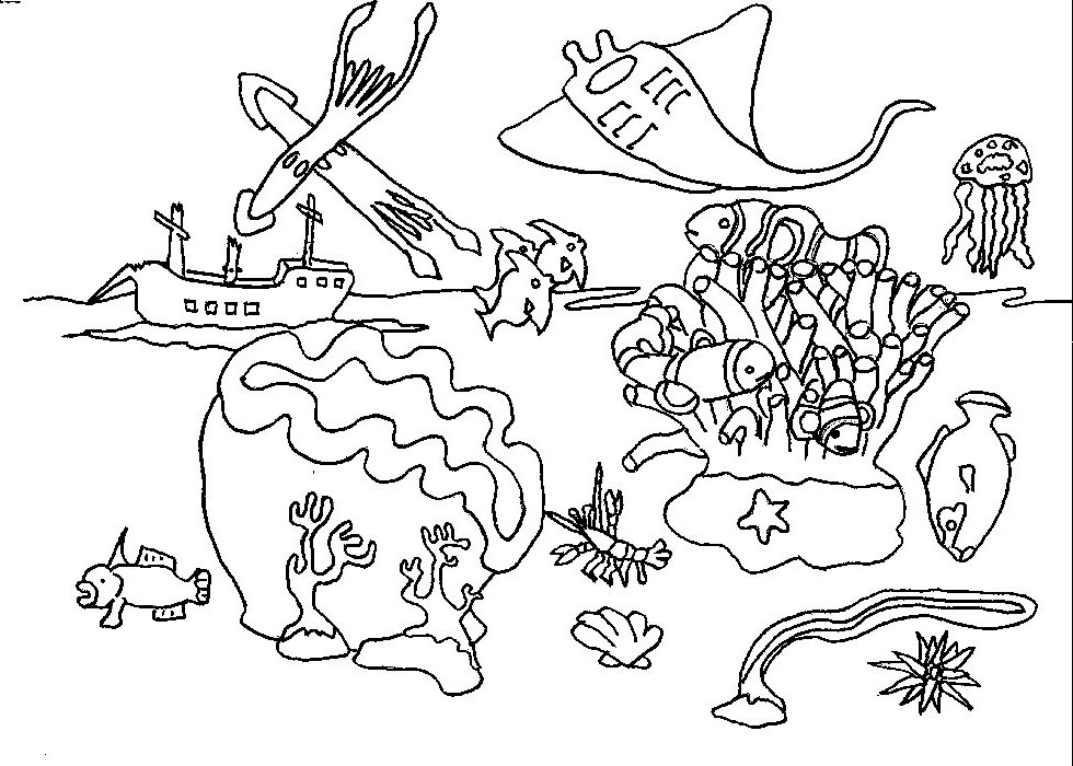 Coloring page: Coral (Nature) #162921 - Free Printable Coloring Pages