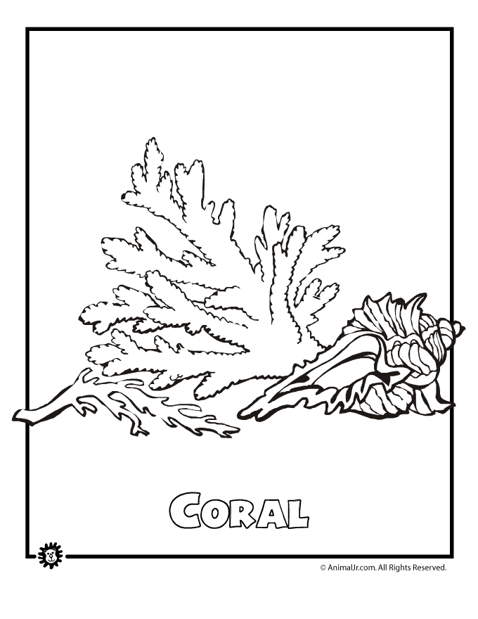 Coloring page: Coral (Nature) #162945 - Free Printable Coloring Pages