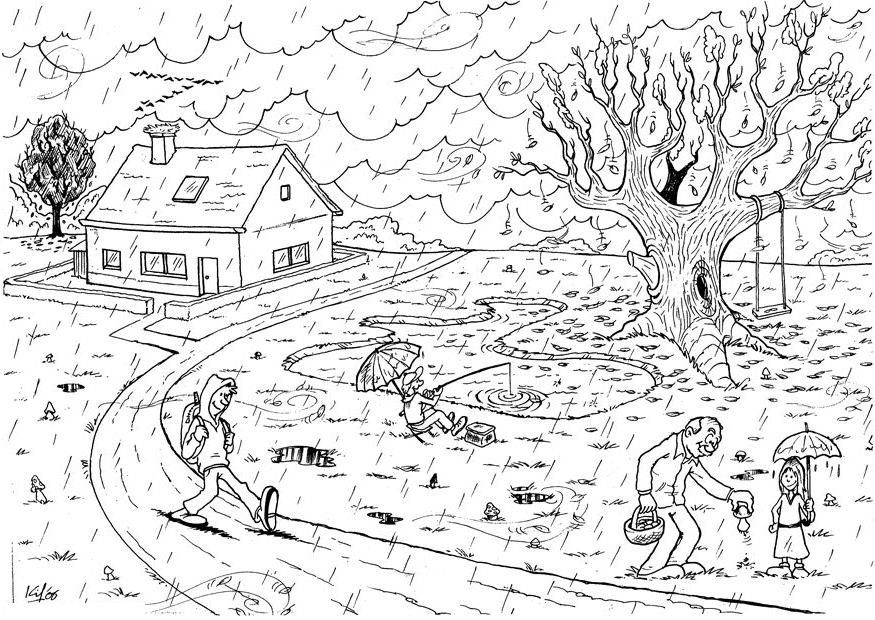 Coloring page: Countryside (Nature) #165469 - Free Printable Coloring Pages