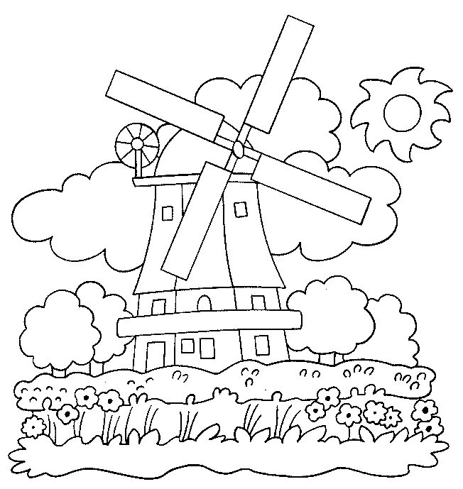 Coloring page: Countryside (Nature) #165474 - Free Printable Coloring Pages