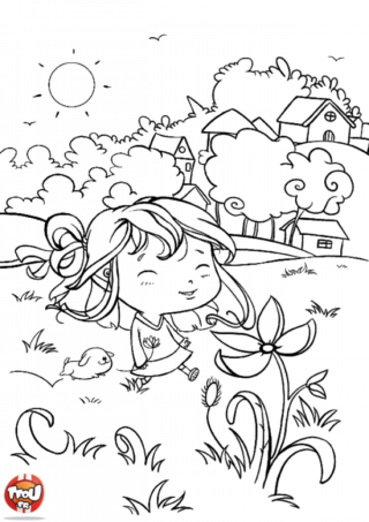 Coloring page: Countryside (Nature) #165481 - Free Printable Coloring Pages