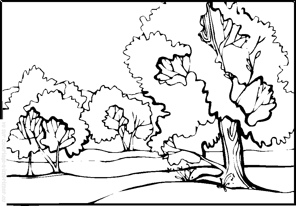Coloring page: Countryside (Nature) #165517 - Free Printable Coloring Pages
