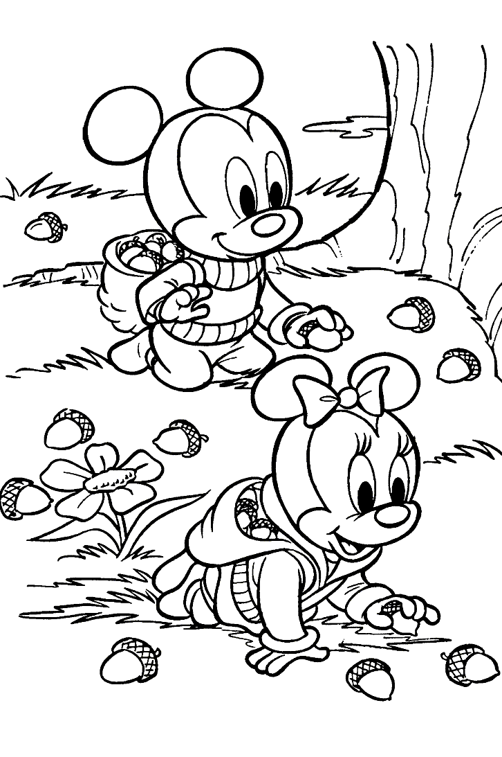 Coloring page: Fall season (Nature) #164038 - Free Printable Coloring Pages