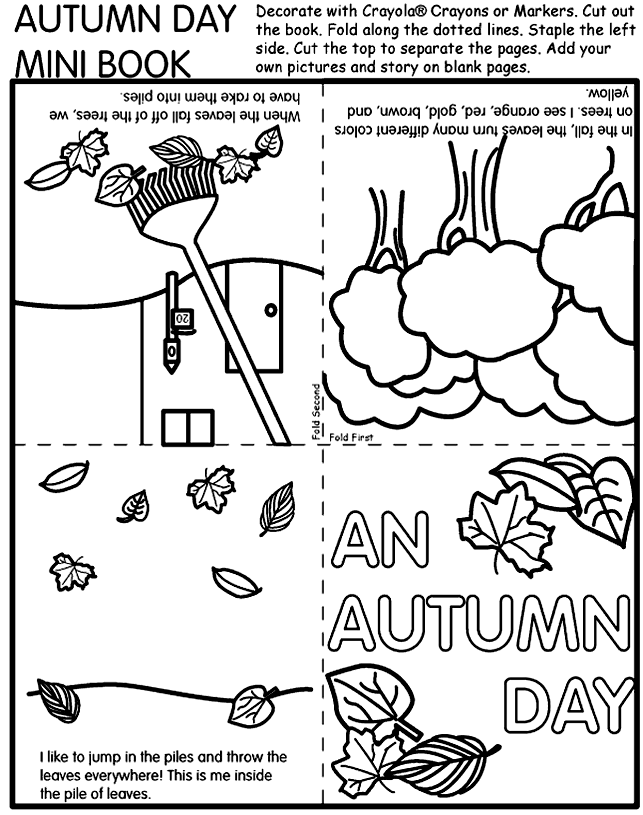 Drawing Fall season #164057 (Nature) – Printable coloring pages