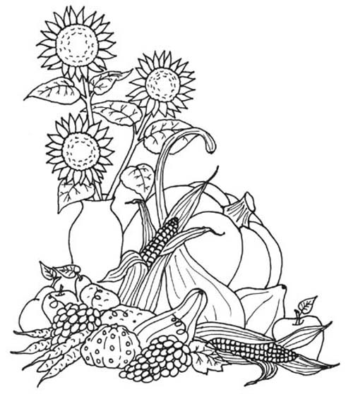 Coloring page: Fall season (Nature) #164064 - Free Printable Coloring Pages