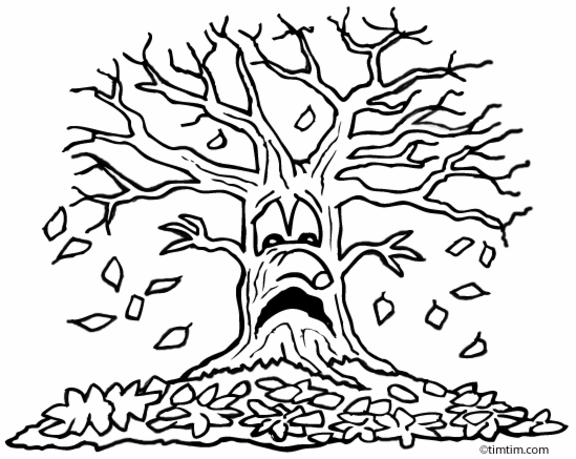Coloring page: Fall season (Nature) #164071 - Free Printable Coloring Pages