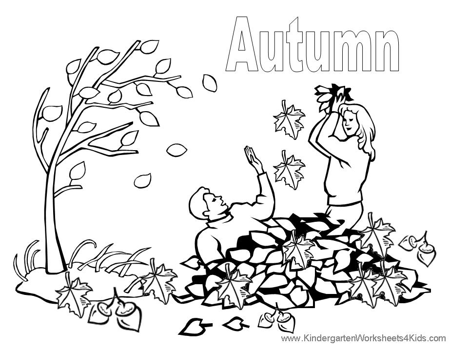 Drawing Fall season #164074 (Nature) – Printable coloring pages
