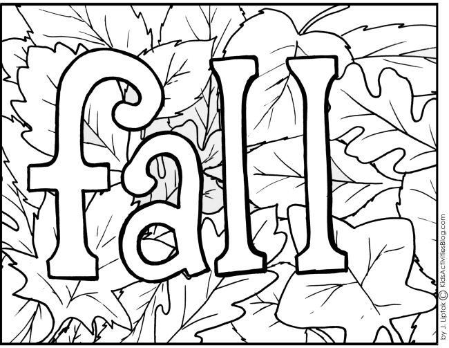 Coloring page: Fall season (Nature) #164108 - Free Printable Coloring Pages